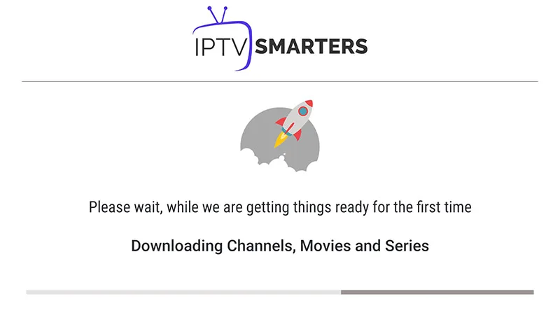 IPTV channel list on Firestick after setup